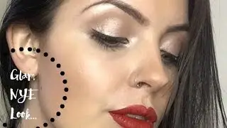 Glam NYE look - Red lips - WATCH IN HD