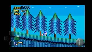 Playing Sonic Before the Sequel until I game over 