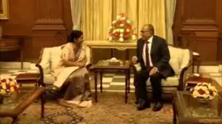 Bangladesh President meets Indian foreign minister