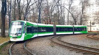 (Decembrie 2022) Noul tramvai Astra Imperio Metropolitan #3812 &icirc;n prima zi de exploatare pe linia 41