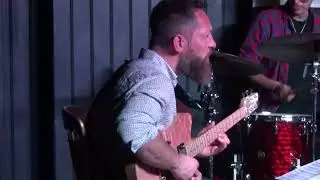 Nigel Price (D Angelico guitar) and Libor Šmoldas (Jolana guitar) with the upbeat “Bitter Sweet”