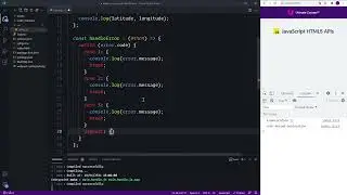 JavaScript HTML5 APIs 068 Handling Permission and Location Errors