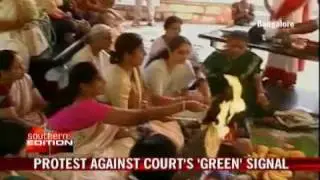 Protest against court's 'green' signal