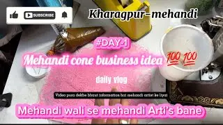 𝐌𝐞𝐡𝐚𝐧𝐝𝐢 cone business start kre ghar se😵💯#mehandi#viral#bussiness