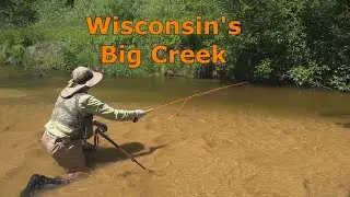 Fly Fishing Big Creek in Wisconsin