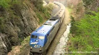 Amtrak's Cardinal, Train 51, at Afton, VA