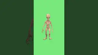 Green screen alien effects (footage) 4k [copyright free]