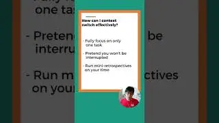 (5Mins) How to effectively context switch as a product manager