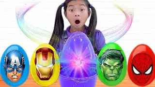 Amigos Superh&eacute;roes De Emma En Huevos Sorpresa | V&iacute;deo de Imagination para ni&ntilde;os