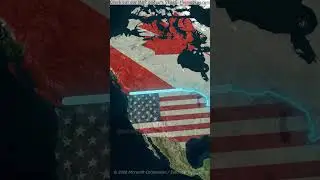 The US Canada Straight Borders often create mess😲 #shorts