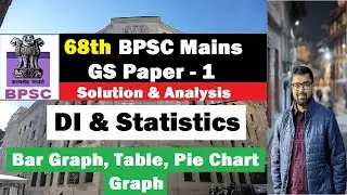 68th BPSC MAINS GS PAPER 1 DI SOLUTION | DI for 70th & 71st BPSC Mains GS Paper 1 | 72 Marks | #pyq
