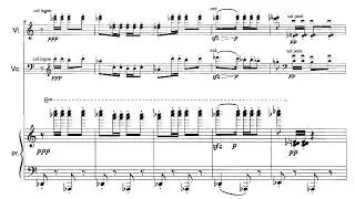 Rodion Schedrin - Three Funny Pieces for Piano Trio (1981-87) [Score-Video]