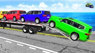 Downhill Speed Bumps vs Trucks – Chaos Control Loss – BEAMNG Part 15. 🚛
