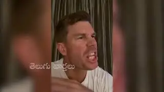 David Warner Turns As Pushpa Raj  and Says Thaggedele Dialogue Allu Arjun