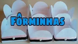 Como fazer Fôrminhas com cartolina