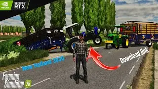 New Holland 3630, Download Link _ fs25 free indian mods, Corn Harvesting | Farming Simulator 25