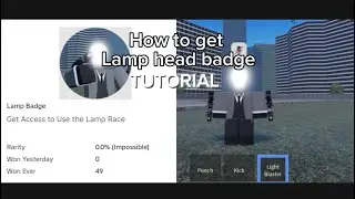How to get lamp head badge in ultra toilet fight