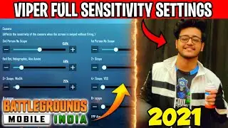 Soul Viper BGMI Sensitivity Settings | Viper New Sensitivity Settings | Viper Sensitivity Pubg 2021