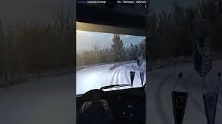 Ojojojoj #shorts #eurotrucksimulator2 #śmieszne #ets2 #automobile #gaming #snow #drift #truck