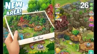 Merge Manor Sunny House : Treehouse  Level 62 Part 886 🛖🛖 #sunnyhouse  #merge