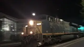[CSXT]787 GE ES44AH,359 GE CW44AC,5463 GE ES44DC Leads Q031-29 SB Through Fay NC & 2nd Gen K5HL
