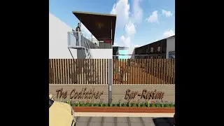 CODFATHER Bar Restaurant Rendu 3d