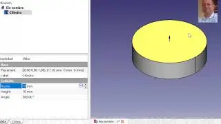 Curso / Tutorial de FreeCAD - Capitulo 1/6 - Cilindro y esfera
