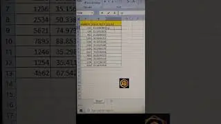 Square root and square kaise nikale excel sheet me #exceltips #excel #exceltutorial #exceltutorial