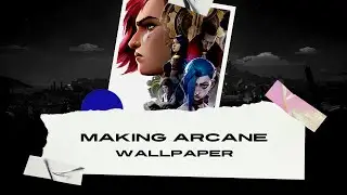 DOING WHAT I LOVE... | Making ARCANE Wallpaper |  Photoshop Livestream
