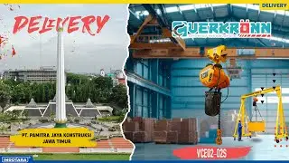 DELIVERY 4 UNIT VERKRONN ELECTRIC CHAIN HOIST VCE02-02S KE PT. PAMITRA JAYA KONTRUKSI