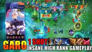GARO TOP RATED BUILD OP MOMENT GAMEPLAY❗TOP GLOBAL BUILD GAMEPLAY❗HONOR OF KINGS ❗2025 ❗ HOK ❗