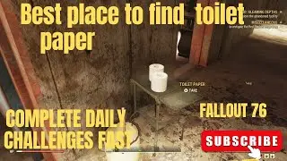 Fallout 76 best place to find toilet paper 2024