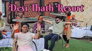 RAJASTHAN KA FOLK DANCE 💃 🕺 CULTURE || DESI THATH RESORT ALWAR RAJASTHAN || KKRINSHHG1 VLOGS 