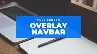 Fullscreen Navigation Menu Using CSS Flexbox