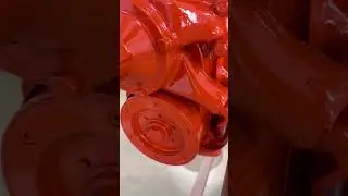 Fresh paint for this Trick Flow 440 6 Barrel #mopar #moparfam #carrestorationproject