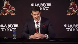 Arizona Coyotes GM Bill Armstrong Discusses 2022 NHL Draft Lottery
