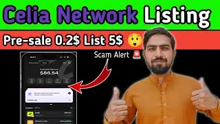 Celia Network Again Scam With Community || Celia Network Pre-sale And Listen Update