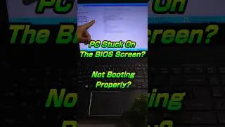 FIX PC Stuck on BIOS Screen 💻 #laptop #computer #windows11 #youtubeshorts #shorts
