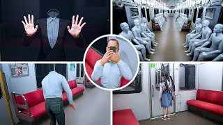 TRAPPED on a Never-Ending Train 💀 | Platform 8 All Anomalies & Endings | Indie Horror Game