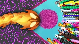SNAKE IO🐍 KINB AGNI SNAKE 🐍 VS 100 PRO GIANT SNAKES 🐍 EPIC SNAKEIO GAMEPLAY #snakegame #games 