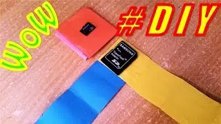 DIY Life Hack: Memory Card Box With Paper - Paper Made Card box - Fold Origami step by Step