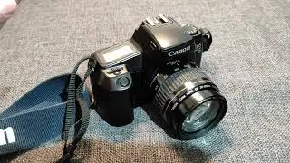 Canon 1000fn с китовым объективом. Древние люди тоже любили пластик.