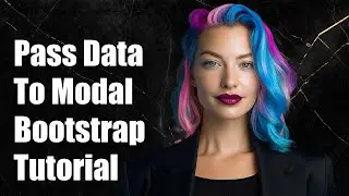 Pass data attribute to modal bootstrap