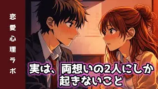 【恋愛心理】実は“両想い”の2人にしか起きないこと