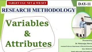 VARIABLE IN RESEARCH MEANING IN BENGALI || TYPES OF VARIABLES || UGC-NET/WBSET | M.P.Ed