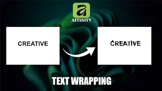 Text wrapping | Affinity tutorial | beginning  tutorial | mubu's creative 