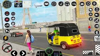 CITY RIKSHAW TUK TUK DRIVER 🛺|| RIKSHAW WALA GAME 🎮||#viralvedio #gaming #andoirdgame 