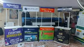 Promo Table for Brand Promotion, Product Sampling & Street Marketing | Portable Demo Counter Stall