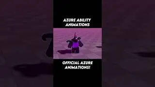 NEW Official Azure Animations #forsaken #gubby #roblox
