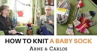 How to knit the easiest and cutest baby socks in the world by ARNE & CARLOS